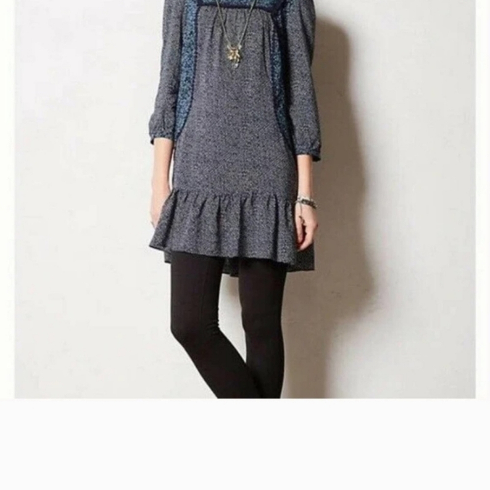 Anthropologie Holding Horses Prairie Paix Tunic Dress 6